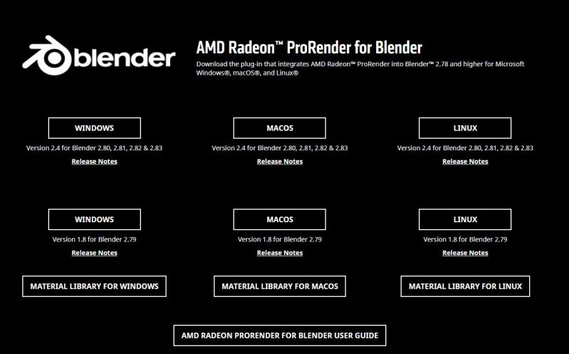 AMD Radeon ProRender for Blender