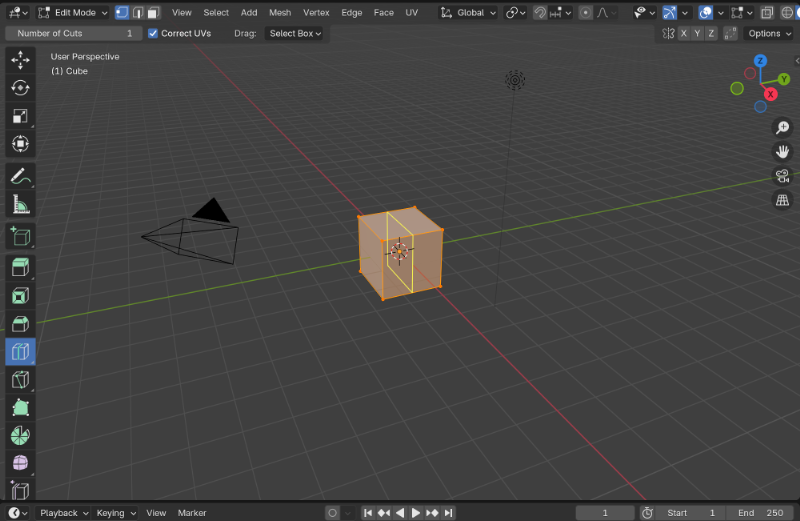 Blenderのループカットとは